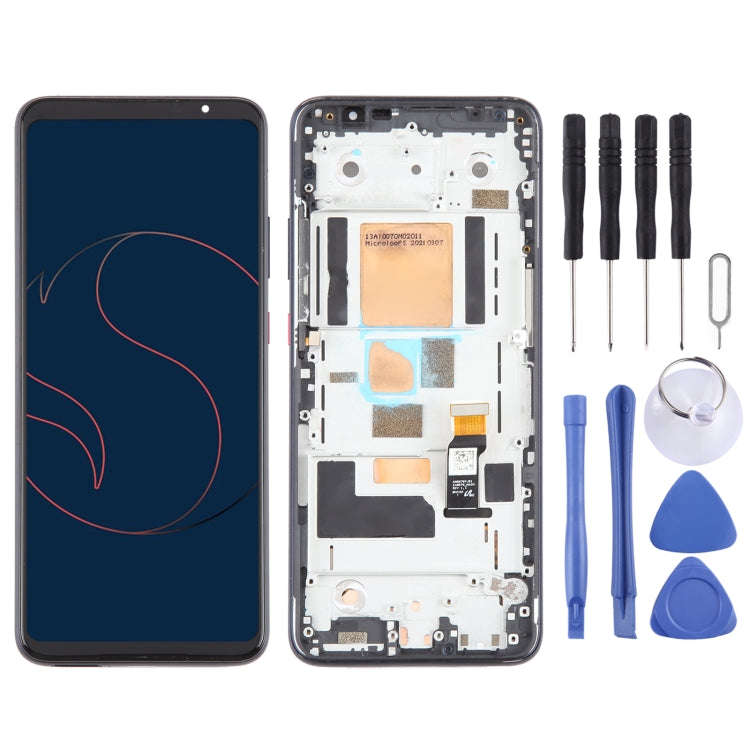 For Asus Smartphone for Snapdragon Insiders ZS675KW AMOLED LCD Screen Digitizer Full Assembly wit...