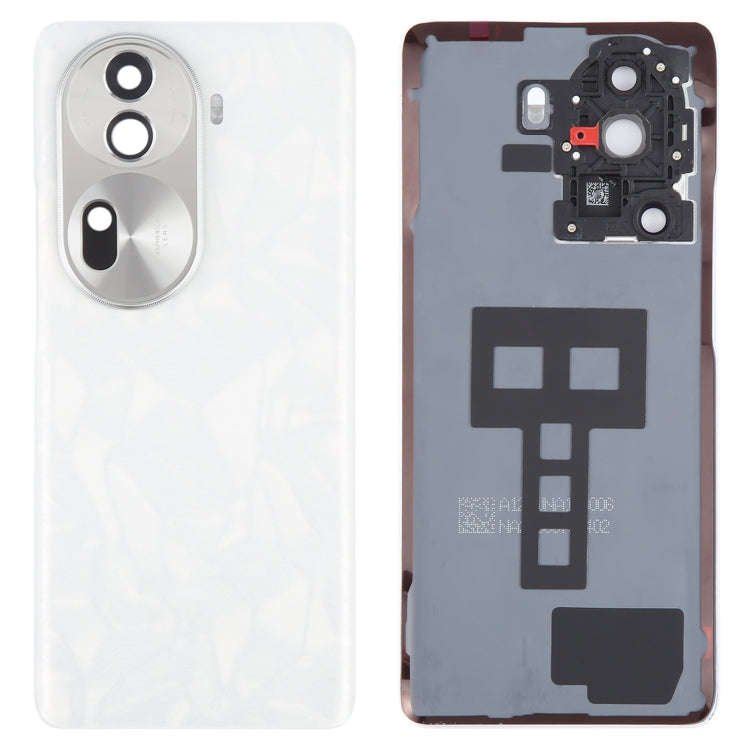 For OPPO Reno11 5G Original Battery Back Cover with Camera Lens Cover(White)