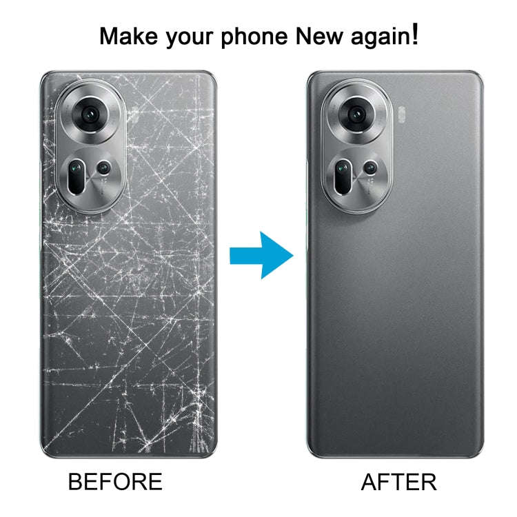 For OPPO Reno11 5G Original Battery Back Cover with Camera Lens Cover(Grey)