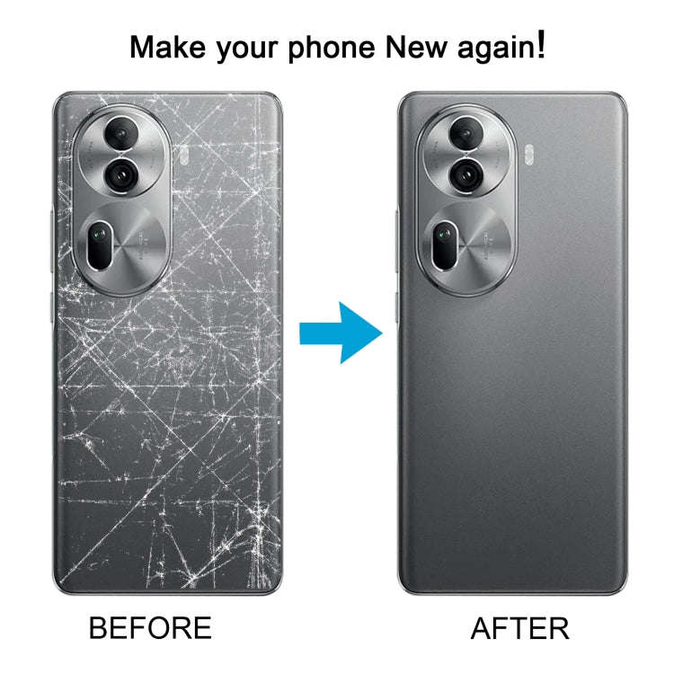 For OPPO Reno11 Pro 5G Original Battery Back Cover with Camera Lens Cover(White)