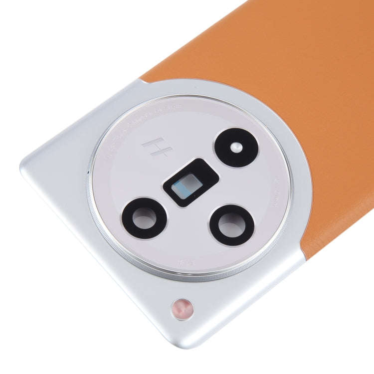 For OPPO Find X7 Ultra Original Battery Back Cover with Camera Lens Cover(Brown)