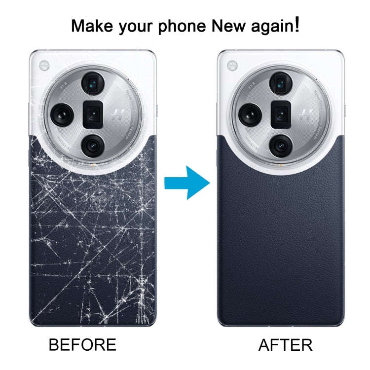 For OPPO Find X7 Ultra Original Battery Back Cover with Camera Lens Cover(Brown)