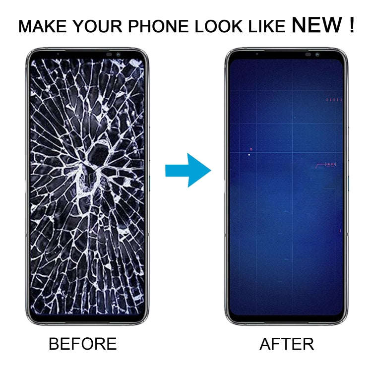 For Asus ROG Phone 6 Original LCD Screen Digitizer Full Assembly with Frame (Black)