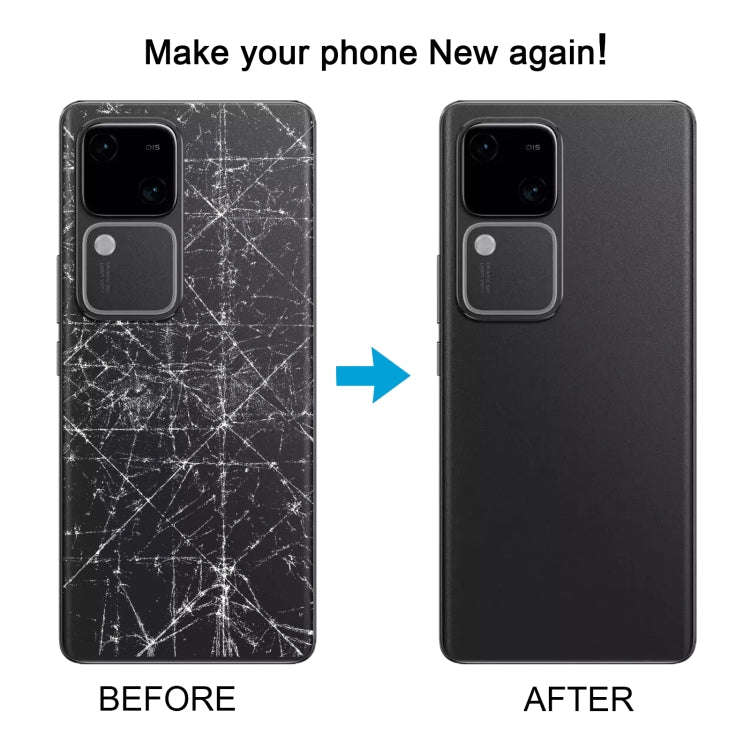 For vivo V30 Battery Back Cover with Camera Lens Cover(Blue)