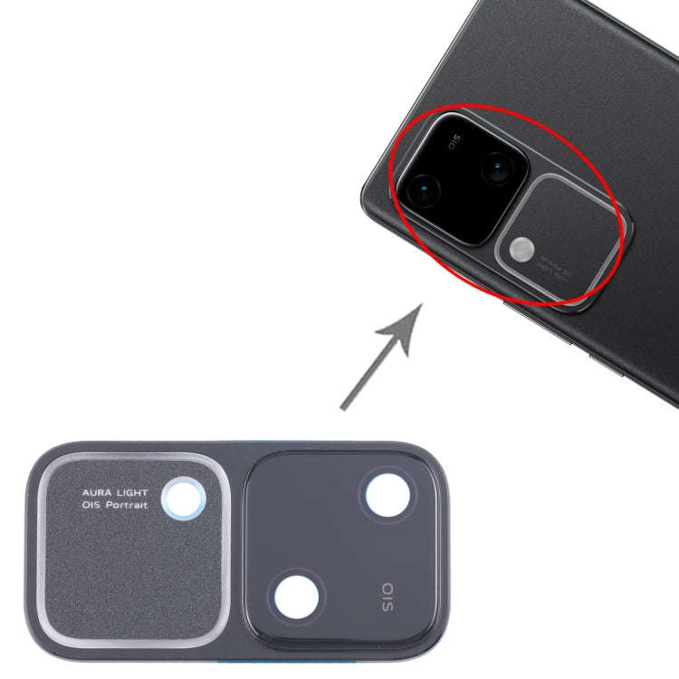 For vivo V30 Original Camera Lens Cover (Black)