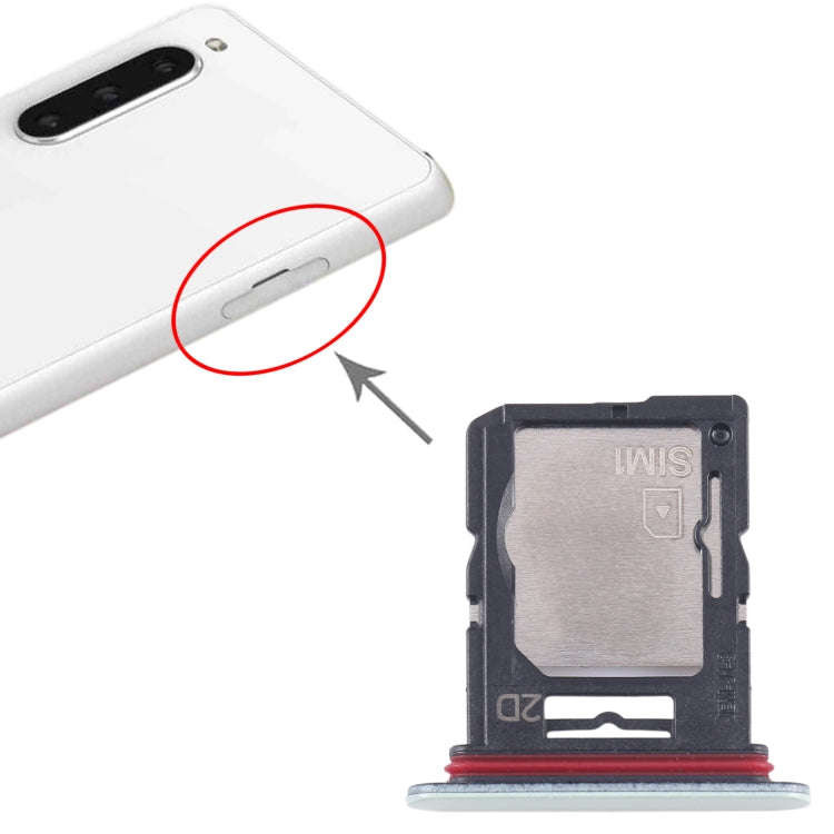 For Sony Xperia 10 V Original SIM Card Tray + SIM / Micro SD Card Tray (Green)