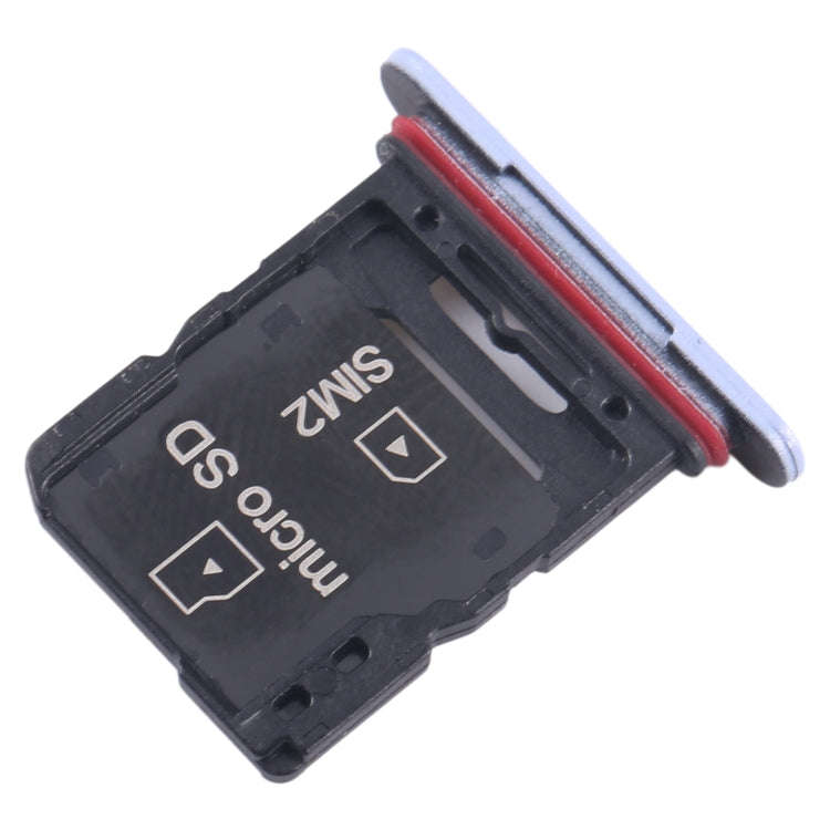 For Sony Xperia 10 V Original SIM Card Tray + SIM / Micro SD Card Tray (Blue)