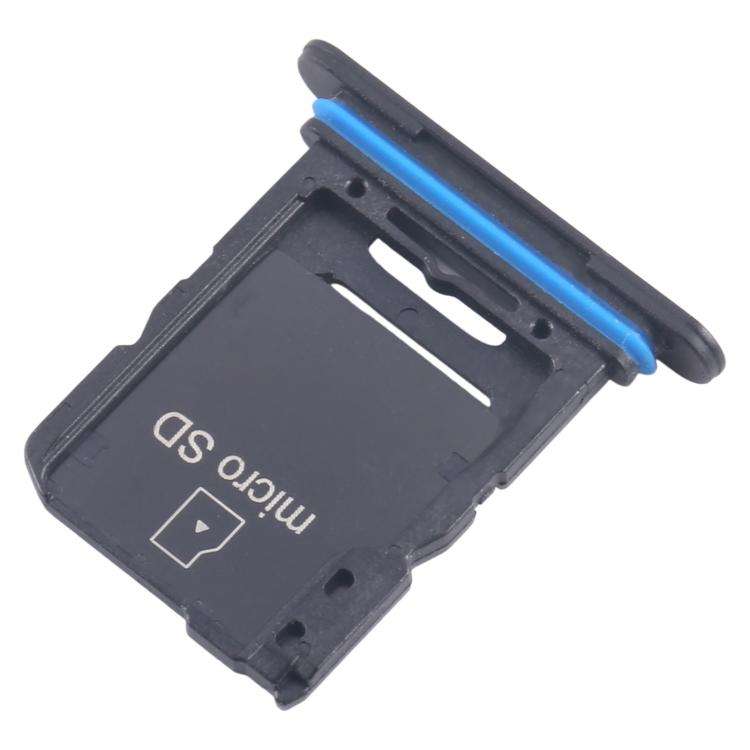 For Sony Xperia 10 V Original SIM Card Tray + Micro SD Card Tray (Black)