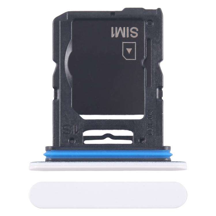 For Sony Xperia 10 V Original SIM Card Tray + Micro SD Card Tray (White)