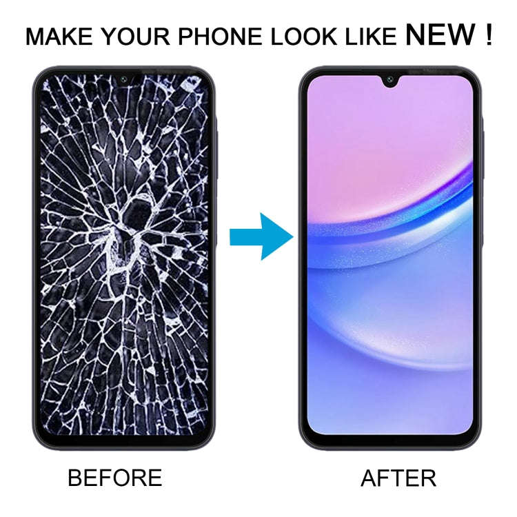 For Samsung Galaxy A15 5G SM-A156B Original LCD Screen Digitizer Full Assembly with Frame (Black)