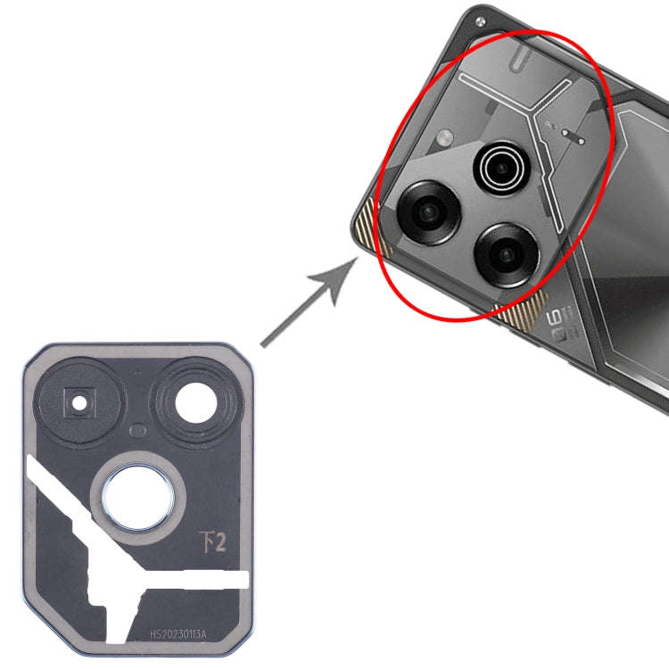 For Tecno Pova 6 Original Rear Camera Frame (Blue)
