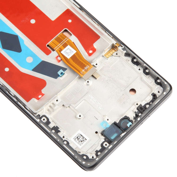 For Honor Magic5 Lite Original LCD Screen Digitizer Full Assembly with Frame (Black)