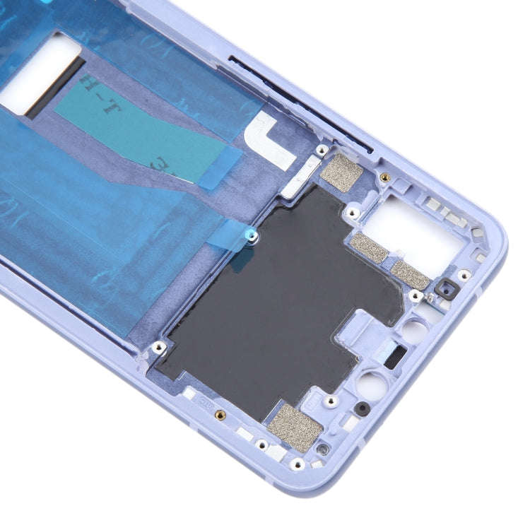 For HTC U19e Original Front Housing LCD Frame Bezel Plate (Blue)