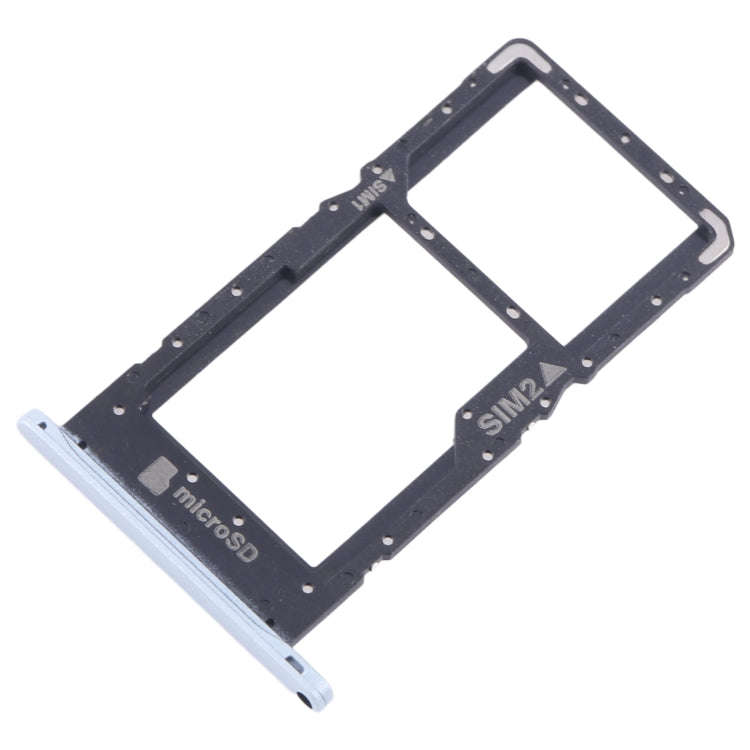 For HTC U20 5G Original SIM Card Tray + SIM / Micro SD Card Tray (White)