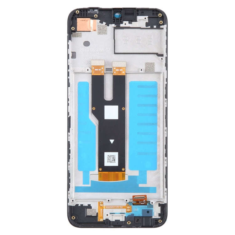 For ZTE Axon 50 Lite 8050 LCD Screen Digitizer Full Assembly with Frame (Black)