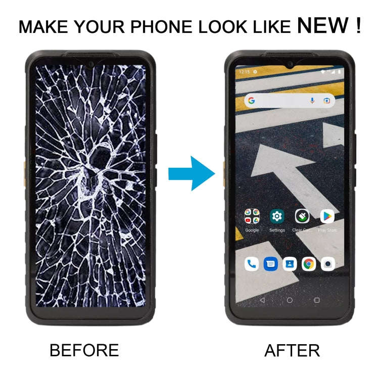 For CAT S53 LCD Screen with Digitizer Full Assembly(Black)