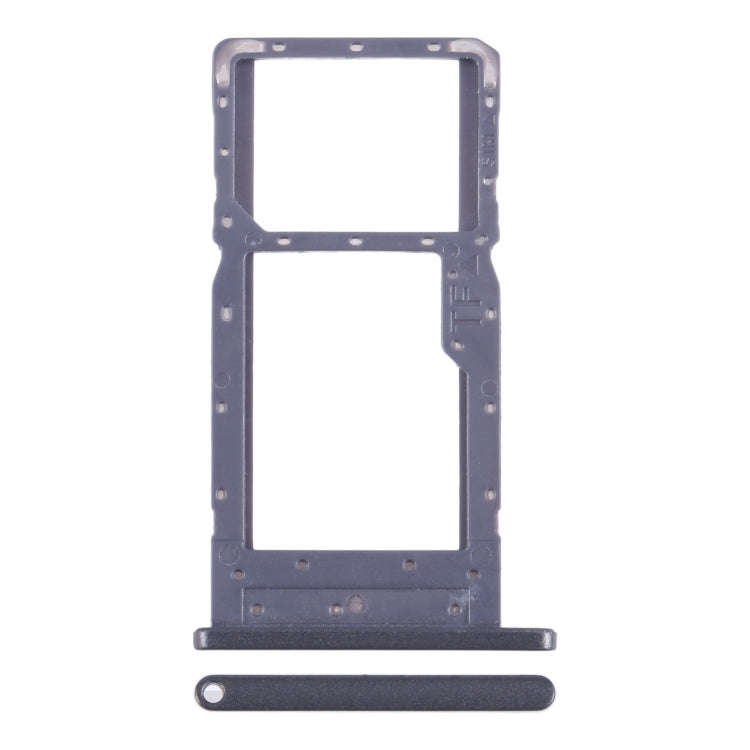 For Alcatel 1SE 2020 5030 SIM Card Tray + Micro SD Card Tray (Grey)