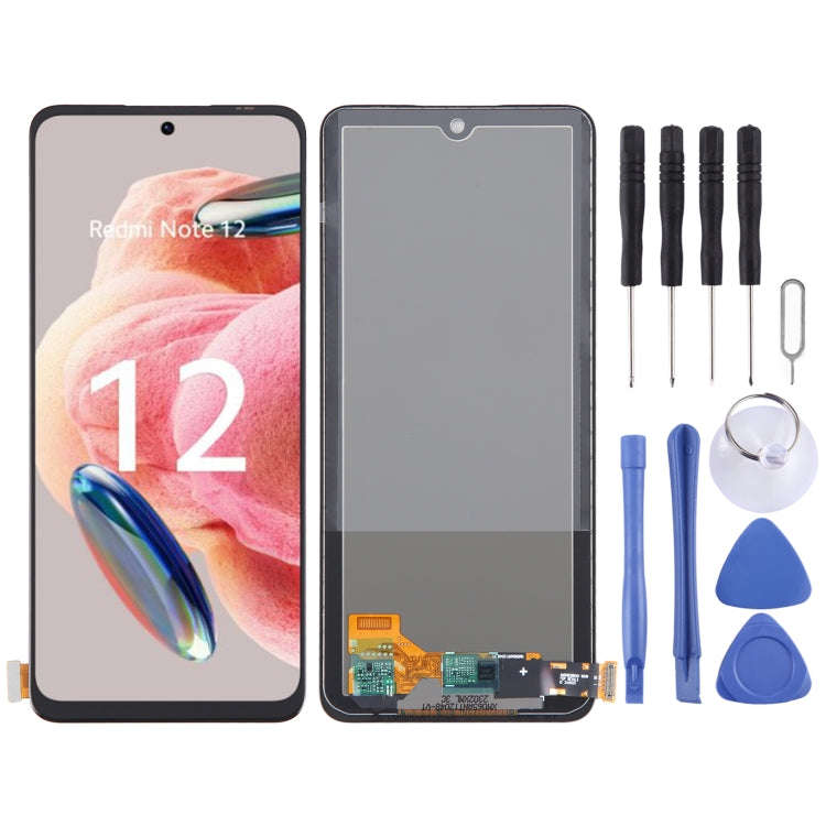 For Xiaomi Redmi Note 12 4G TFT LCD Screen with Digitizer Full Assembly, Not Supporting Fingerpri...