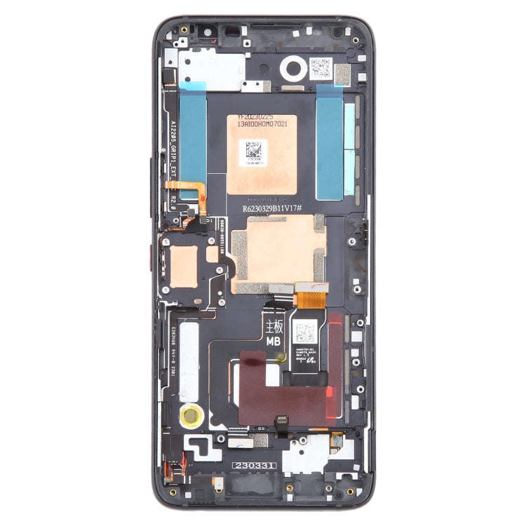 For Asus ROG Phone 7 / 7 Ultimate AMOLED Original LCD Screen Digitizer Full Assembly with Frame(B...