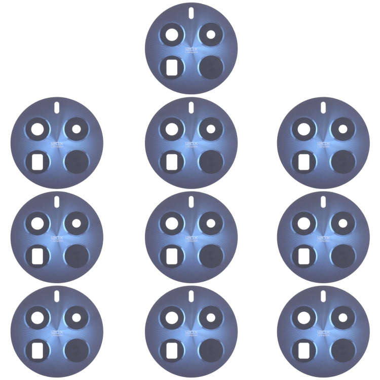 For Realme 12 Pro+ 10pcs Original Back Camera Lens (Blue)