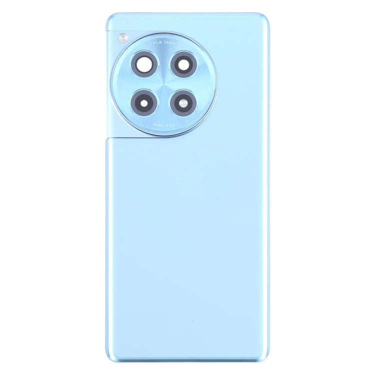 For OnePlus 12R CPH2609 CPH2585 Original Glass Battery Back Cover with Camera Lens(Blue)