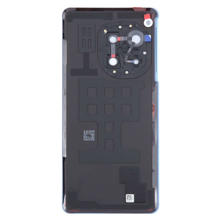 For OnePlus 12R CPH2609 CPH2585 Original Glass Battery Back Cover with Camera Lens(Blue)