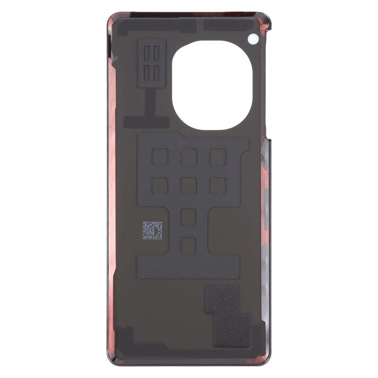 For OnePlus 12R Battery Back Cover(Black)
