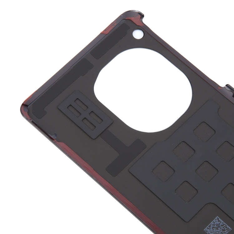 For OnePlus 12R Battery Back Cover(Black)