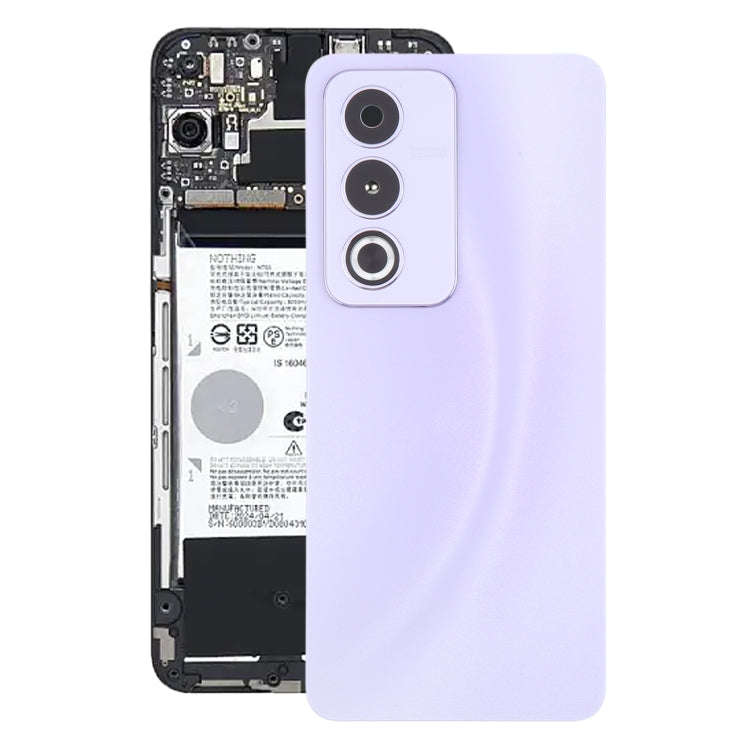 For OPPO A3 Pro 5G Original Battery Back Cover with Camera Lens(Purple)