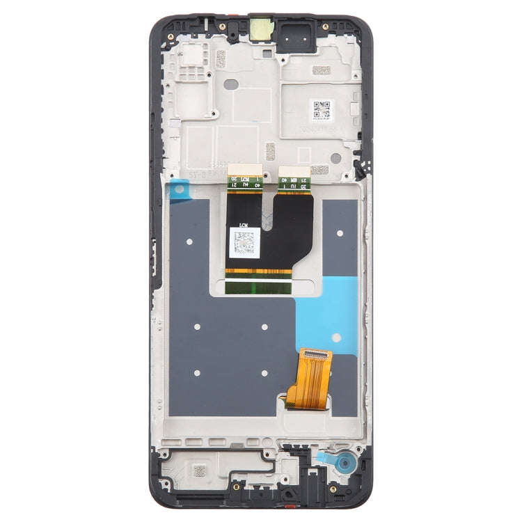 For T-Mobile Revvl 7 5G TMRV075G LCD Screen Digitizer Full Assembly with Frame(Black)