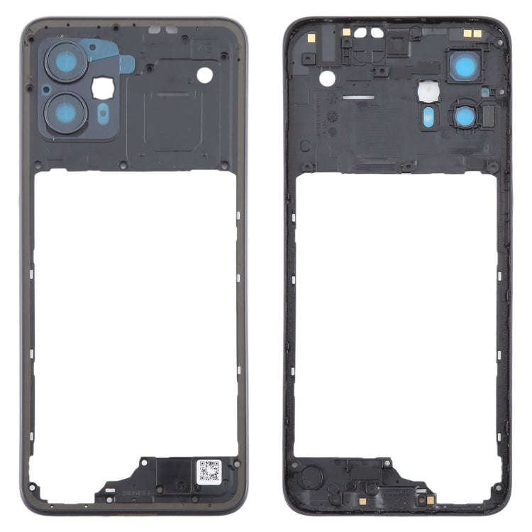 For Motorola Moto G13 Original Middle Frame Bezel Plate (Black)