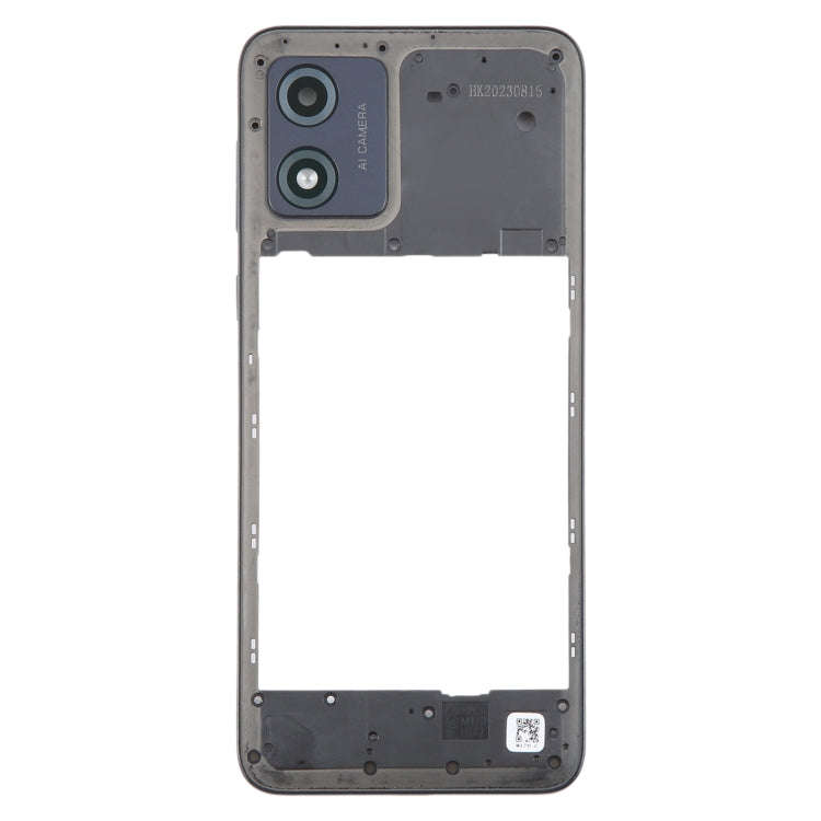 For Motorola Moto E13 Original Middle Frame Bezel Plate (Black)