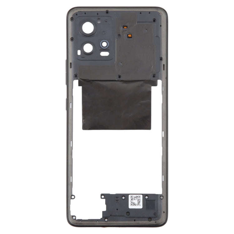 For Motorola Moto G72 Original Middle Frame Bezel Plate (Black)
