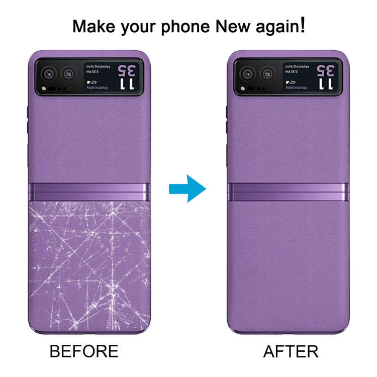 For Motorola Razr 40 Original Lower Part Battery Back Cover(Pink)