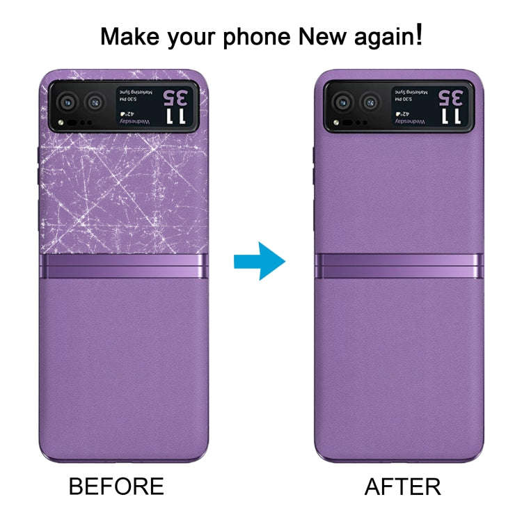 For Motorola Razr 40 Original Upper Part Battery Back Cover (Pink)