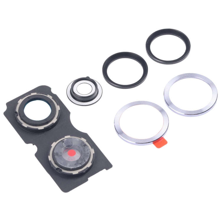 For Xiaomi Redmi Note 13 Pro+ Back Camera Lens Frame (Silver)