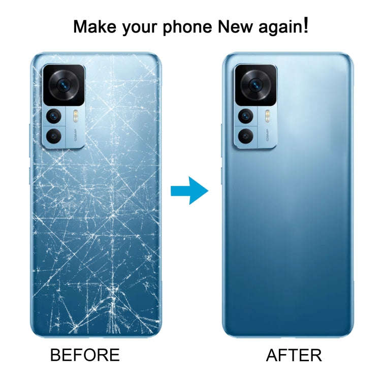 For Xiaomi 12T Pro Original Battery Back Cover(Blue)
