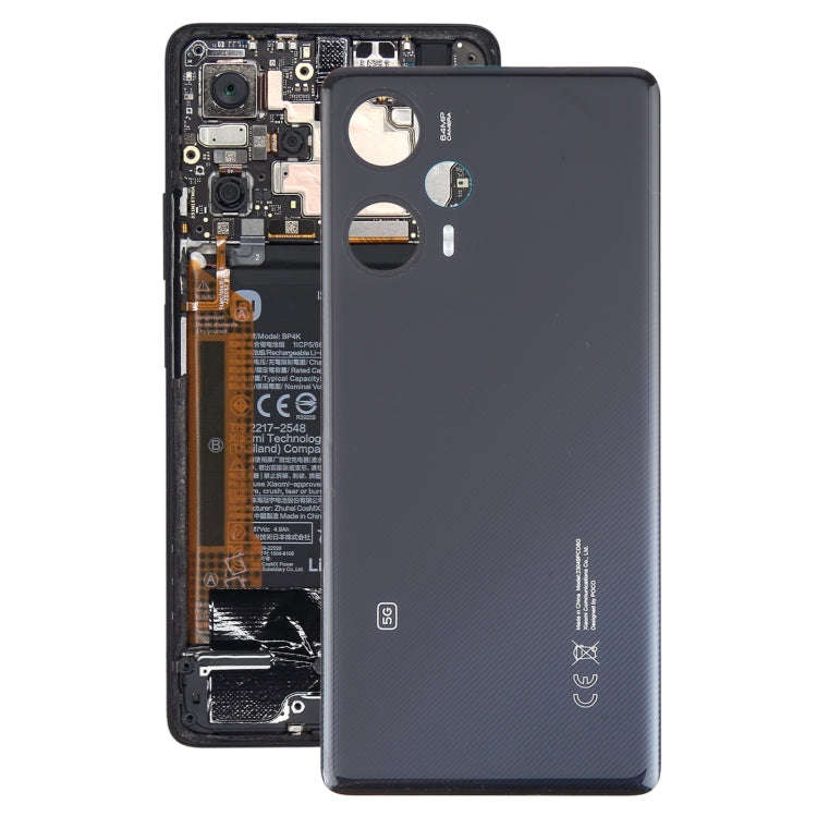 For Xiaomi Poco F5 Original Battery Back Cover(Black)