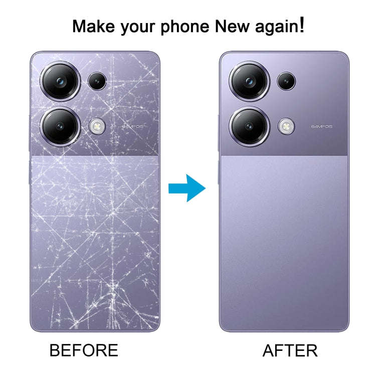 For Xiaomi Poco M6 Pro 4G Original Battery Back Cover(Blue)