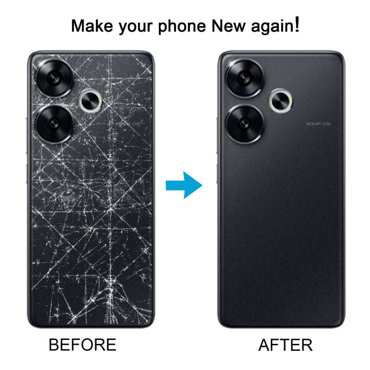 For Xiaomi Poco F6 Original Battery Back Cover(Silver)