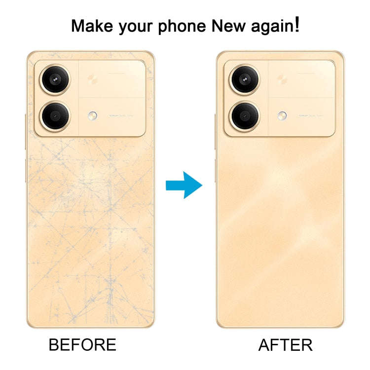 For Xiaomi Redmi Note 13R Pro Original Battery Back Cover(Gold)