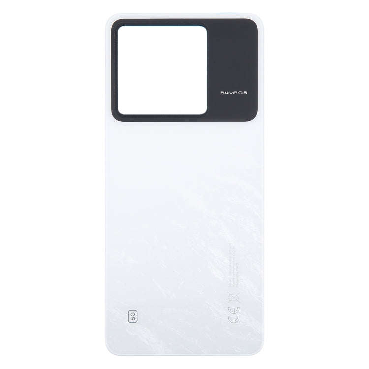 For Xiaomi Poco X6 5G Original Battery Back Cover(White)