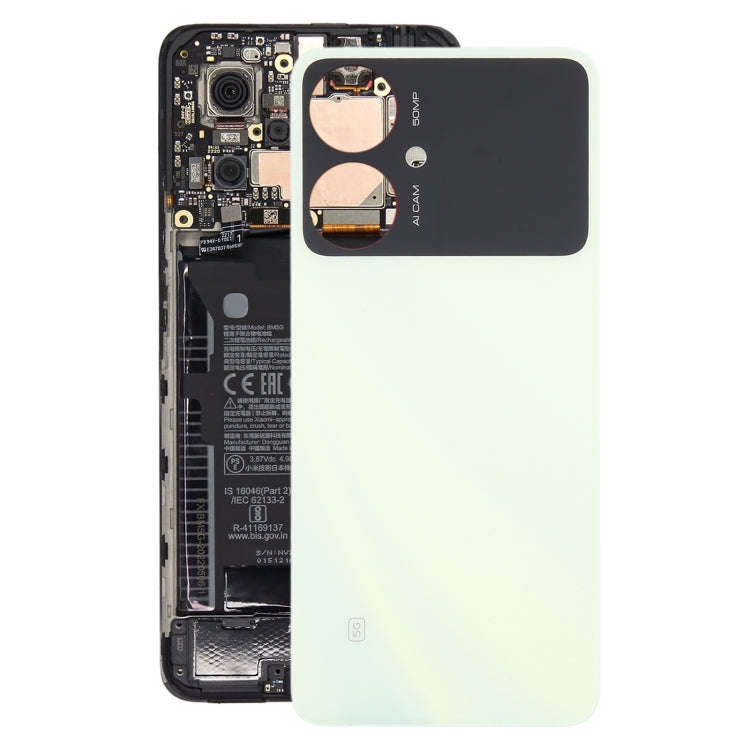For Xiaomi Poco M6 5G Original Battery Back Cover(Green)