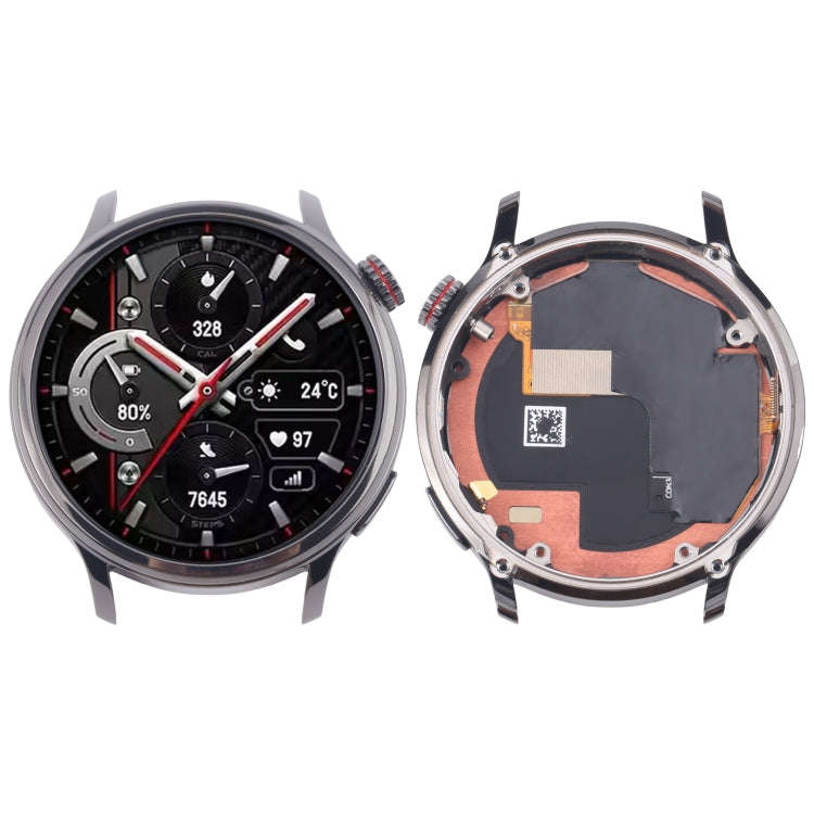 For Honor Watch 4 Pro Original LCD Screen and Digitizer Full Assembly With Frame (Black)