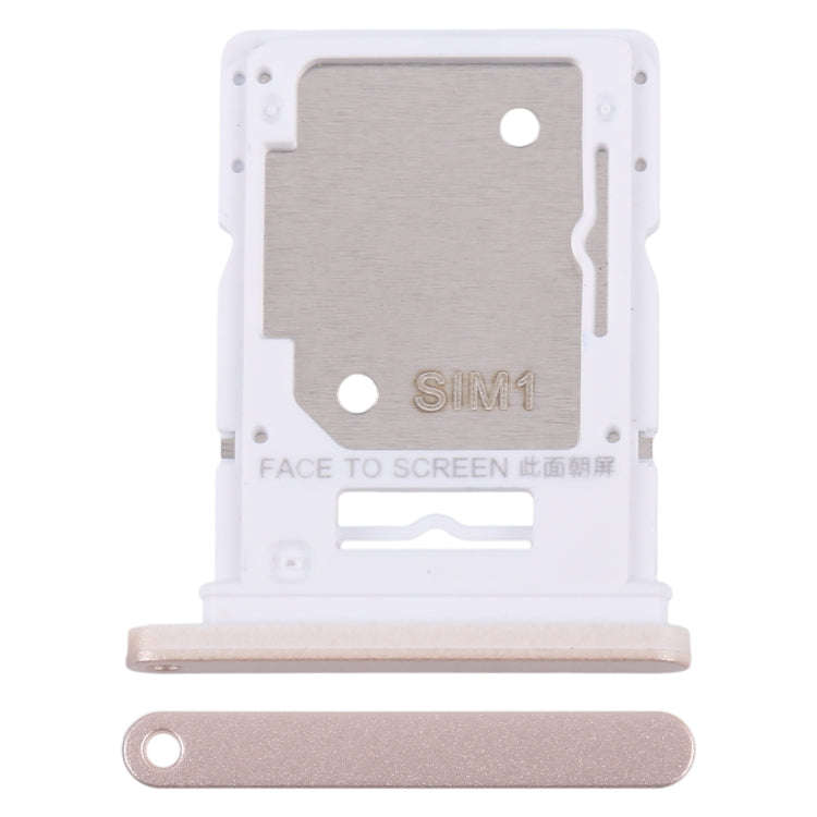 For Xiaomi Redmi 13 4G Original SIM Card Tray + SIM / Micro SD Card Tray (Gold)