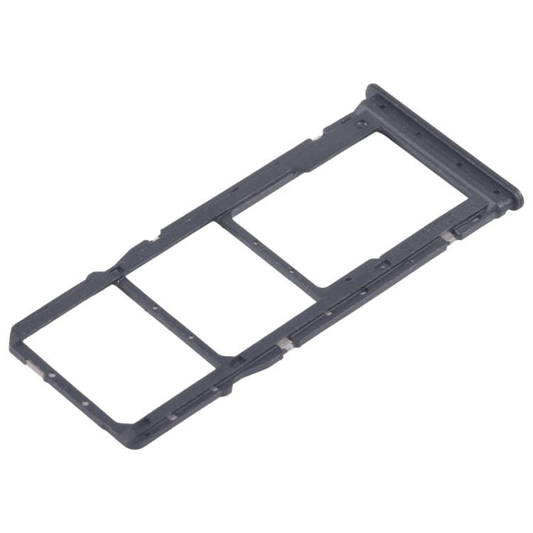For Xiaomi Poco M6 Original SIM Card Tray + SIM Card Tray + Micro SD Card Tray (Black)