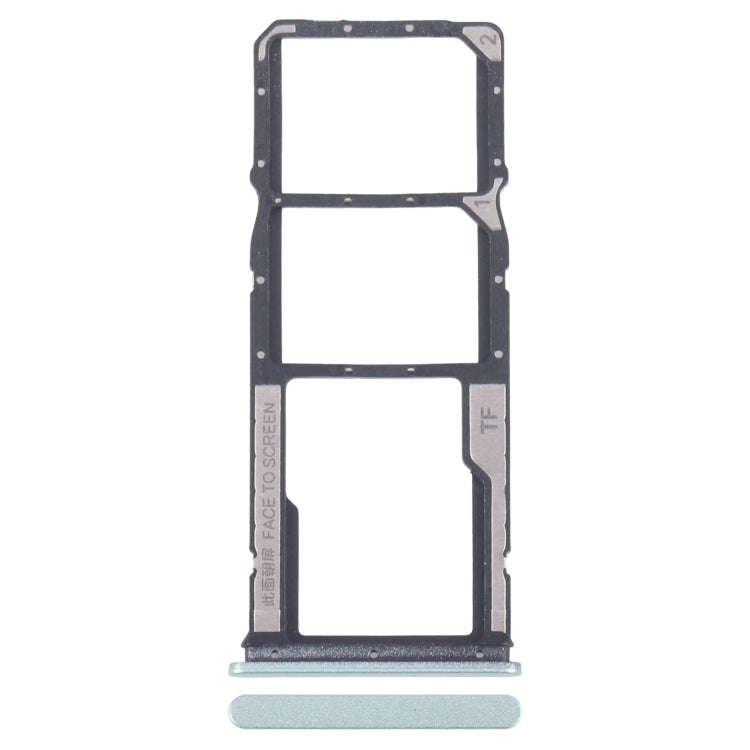 For Xiaomi Poco M6 Original SIM Card Tray + SIM Card Tray + Micro SD Card Tray (Green)