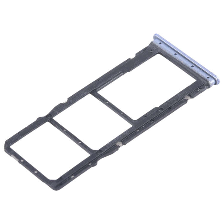 For Xiaomi Poco M6 Original SIM Card Tray + SIM Card Tray + Micro SD Card Tray (Blue)