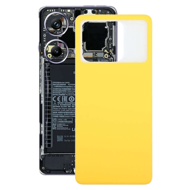 For Xiaomi Poco X6 Pro 5G Original Battery Back Cover(Yellow)