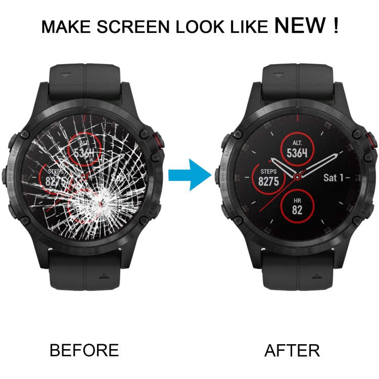 For Garmin Fenix 5 Plus Original LCD Screen with Digitizer Full Assembly(Silver)